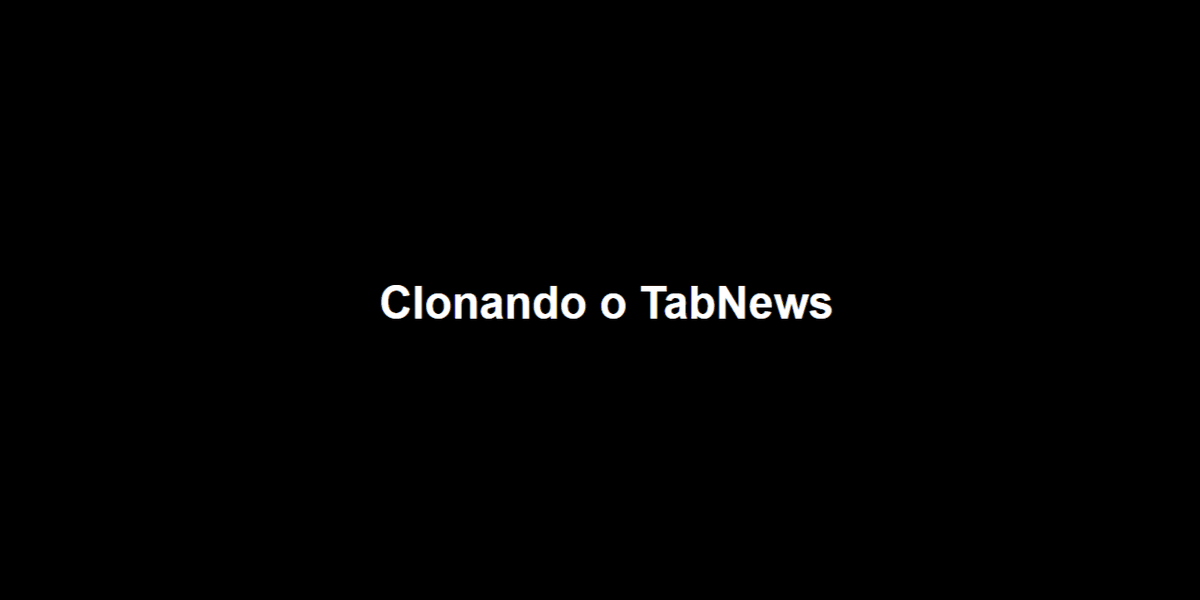 clone TabNews
